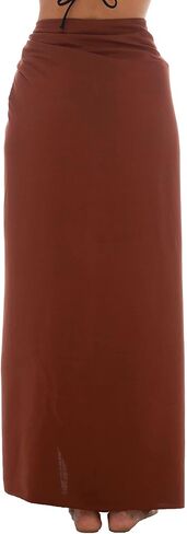 بدلة سباحة نسائية من Back From Bali مطرزة بالخرز على الشاطئ، بدلة استحمام بيكيني ملفوفة مع مشبك جوز الهند in Kuwait