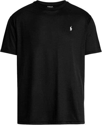 Polo Ralph Lauren Mens Crew Neck Performance T-Shirt (L, Black) in Saudi Arabia