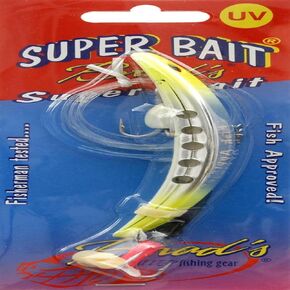 Super Bait Jackpot Fishing Lure, 4.5-Ounce, Silver/Yellow