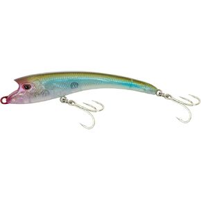 Nomad Design Maverick Fishing Lures, Inshore Suspending Jerkbait, with Autotune Technology, Suitable for Snook, Stripers, Redfish, & Seatrout in Shallow Saltwater, 90 at SUS 3-1/2-1/2oz, Aqua Ghost