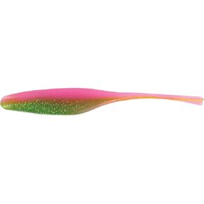 Big Bite Baits 5'' Jerk Minnow Fork Tail/Electric Chicken (5 Pack)