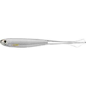 Live Target LiveTarget Fishing Tackle Lures Ghost Tail Minnow 4 Pk Silver-Pearl, Multicolor (GTM95SK134)
