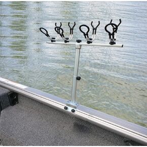Brocraft Crappie Rod Holder System with Gunnel Track Mount