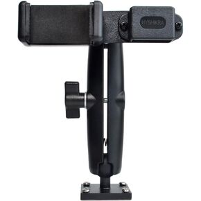 Universal Handheld Radio and Cellphone Hanger, with Adhesive Back and Pre Drill Holes with Self-tapping Screw for Baofeng Midland Kenwood Motorola Radio