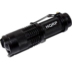 HQRP Powerful 365nm 3 Watt LED Flashlight Blacklight for Rocks Stones Illumination, Detection of Uranium Glass Vaseline Glass depression glass, Gems and Mineral Hunting