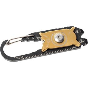 Mad Man 20 in 1 Carbon Steel Keychain Handheld Multi-Tool, Men's Accessories Tool Kit