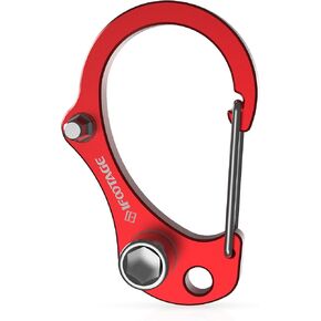 IFOOTAGE Tool Hook Red, Multifunctional 3-in-1 Camera Hex Tool with 4mm Hex Wrench, Handy 7mm# Hex Socket, Slotted Screw Tool, Aluminum Tripod Allen Wrench Kit