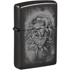 Zippo Clown High Polish Black Pocket Lighter