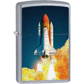 Zippo Lighter: Space Shuttle Launch - Street Chrome 80865