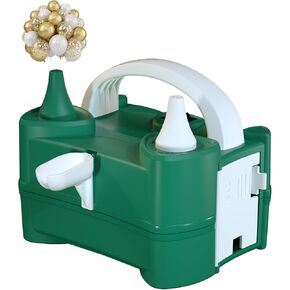 Electric Air Balloon Pump and Tying Tool in One, Balloon Pump Electric, Portable Dual Nozzle Balloon Pump Inflation for Party Decorations 110V-120V 400W