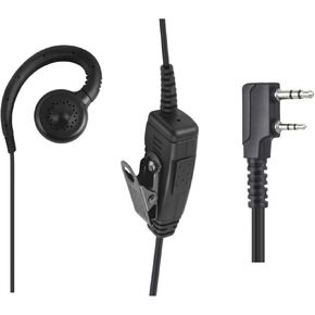2-Way Radio Earpiece Ear Piece C Shape Swivel Headset for Baofeng uv5r uv 5r uv-5r for Retevis rt21 rt22 for Sancom for Kenwood 2 Pin Walkie Talkies