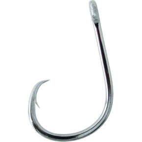 Gamakatsu Octopus Circle Hook, Needle Point, 4X Strong, Offset, Ringed Eye, NS Black, Size 209414