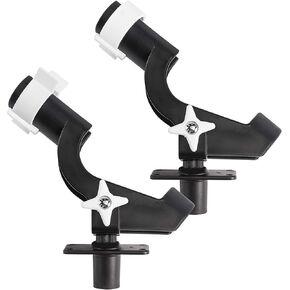 Wise 6040 Rod Tender with Flush Mount - Twin Pack, Black
