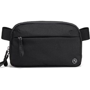 Pander Fanny Pack for Women and Men, Large 2L Tactical Crossbody Carry Bag for Travel, Work, Outdoor. (Black)