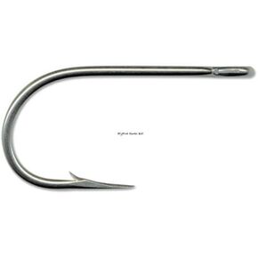 Mustad Salmon Siwash 3X Strong Hollow Point Open Ring Hook (5 Pack)