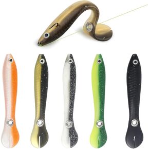 Soft Bionic Fishing Lure,Bionic Fishing Lure for Saltwater & Freshwater, Creative Realistic Finshing Lure Fishing Accessory,Mock Lure Can Bounce,Suitable for Fishing Lovers Outdoor…
