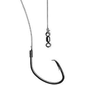 Owner Ghost Fluorocarbon Leader Mutu Light Circle Hook, 1
