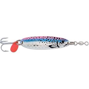 Luhr-Jensen 1/4 Krocodile (Treble Hook) Nickel/Rainbow Trout