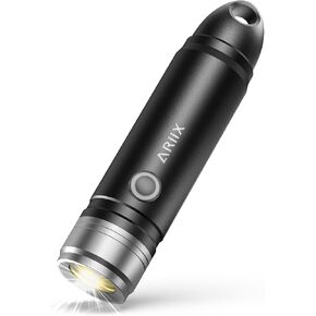 Super Bright Outdoor EDC Mini Keychain Led Flashlight High 650 Lumens,Waterproof Rechargable Small Torch for Camping and Emergency,Best Gifts for You