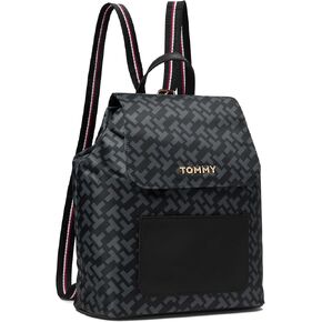 Tommy Hilfiger Jennie II Flap Backpack, Black