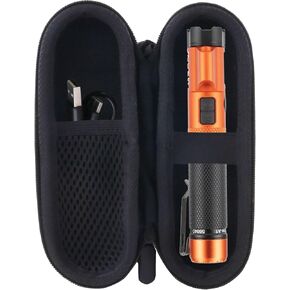 WERJIA Hard Carrying Case Compatible with Klein Tools 56040/56412 LED Rechargeable Flashlight