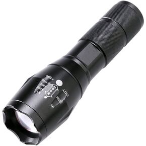 BESTSUN 3000 High Lumens Tactical Flashlights, Military Grade 5 Modes Super Bright LED 18650 Flashlight Focus Torch Lamp Adjustable for Camping Hiking Emergency