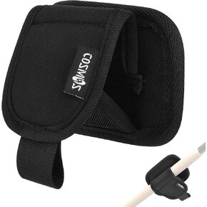 Cosmos Fly Fishing Rod Holder Fishing Rod Clip for Waist Belt, Horizontal Fishing Rod Holster Holding Fly Fishing Rod for Fly Fishing Bank Fishing Wading Waist Accessories