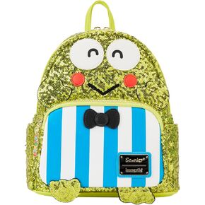 Loungefly Sanrio Sequin Keroppi Green Mini Backpack