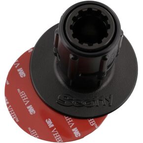 Scotty Stick On Accessory Mount with 437 Gear-Head