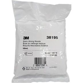 3M - 3M STATIC MIXING NOZZLE 38195 50 ML 12 NOZZLES/ (38195)