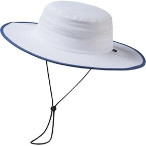 UPF 50+ Foldable Birm Water-Resistant Sun Bucket Hat with Laser Perforated Mesh Adjustable for Men Women Outdoor