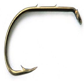 Mustad Classic Beak Baitholder Hook with 2 Extra Strong and 2 Extra Short Shank (Pack of 50)