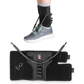 Core Products FootFlexor Foot Drop Brace for Walking, Soft Ankle Foot Orthosis for Men and Women - Medium/Large