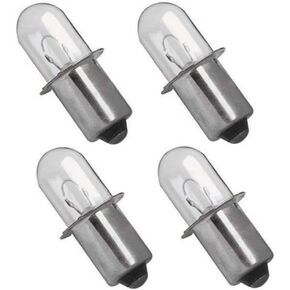 MaxLLTo 4 Pack Replacement 318-767 18 Volt Flashlight Xenon Bulb for Hitachi Flashlight UB18DAL UB 18DAL Models