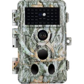 Game Trail Camera No Glow 24MP 1296P H.264 MP4/MOV Video Night Vision 0.1S Trigger Motion Activated Easy Operate Waterproof Wildlife Hunting Deer Cam Password Protected Photo & Video Model Time Lapse