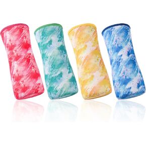 4pcs Sleeve for Cirkul Water Bottle 32oz, Neoprene Water Bottle Sleeve for Cirkul Plastic Water Bottle Protective Cover Insulated Water Bottle Cover for Retaining Temperature(4 Colors)