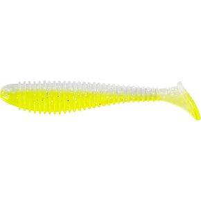 Big Bite Baits 3.8'' PRO Swimmer/White ICE/Chartreuse (6 Pack)