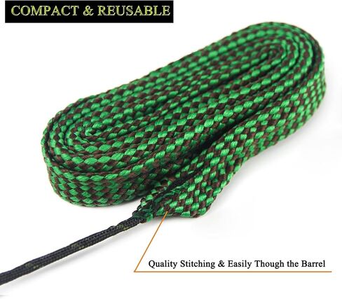 GUGULUZA Gun Snakes, 2 Pcs Rifle Cleaning Rope Gun Cleaner Brush for Various Caliber, Compact Gun Cleaning Supplies for Handgun, Shotgun in Saudi Arabia