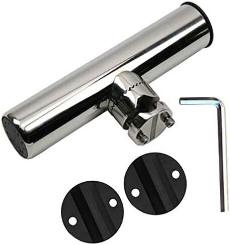 Stainless Steel Clamp on Fishing Rod Holder for Rails 7/8" to 1" Tube, in Saudi Arabia