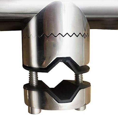 Stainless Steel Clamp on Fishing Rod Holder for Rails 7/8" to 1" Tube, in Saudi Arabia