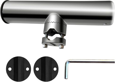 Stainless Steel Clamp on Fishing Rod Holder for Rails 7/8" to 1" Tube, in Saudi Arabia