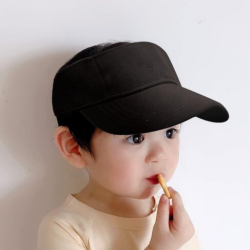 قبعة واقية من الشمس للأطفال الصغار بحافة واسعة قابلة للتعديل للحماية من الأشعة فوق البنفسجية في الهواء الطلق، قبعة صيد تنس الشاطئ لمدة من 2 إلى 8 سنوات in Kuwait