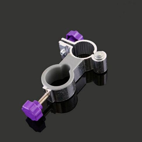 حامل مظلة كرسي الصيد، كرسي صيد من سبائك الألومنيوم مع حامل قضيب، حامل مظلة قابل للتعديل للكرسي، مشبك مظلة خارجي بدون استخدام اليدين (أرجواني) in Kuwait