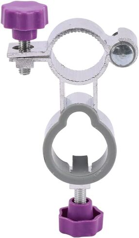 حامل مظلة كرسي الصيد، كرسي صيد من سبائك الألومنيوم مع حامل قضيب، حامل مظلة قابل للتعديل للكرسي، مشبك مظلة خارجي بدون استخدام اليدين (أرجواني) in Kuwait