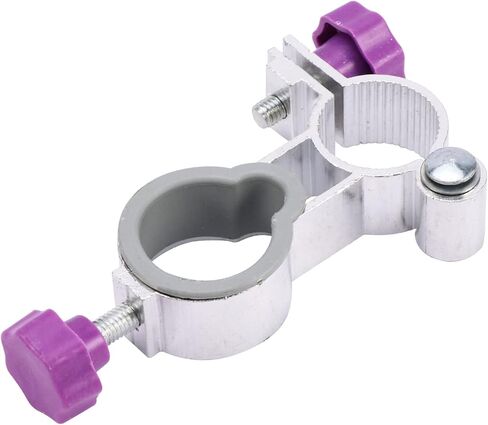 حامل مظلة كرسي الصيد، كرسي صيد من سبائك الألومنيوم مع حامل قضيب، حامل مظلة قابل للتعديل للكرسي، مشبك مظلة خارجي بدون استخدام اليدين (أرجواني) in Kuwait