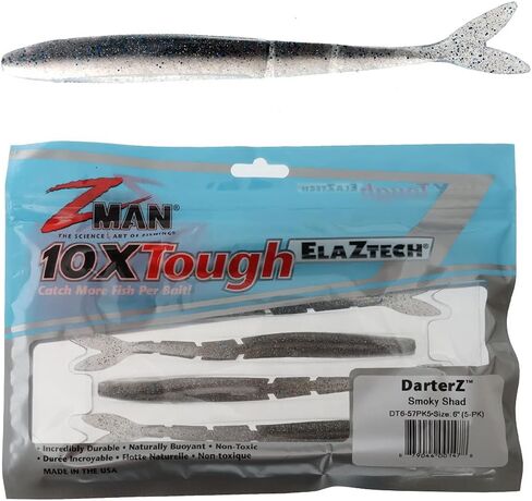 Z-MAN DarterZ 6 inch Segmented Soft Jerkbait 5 Pack in Saudi Arabia