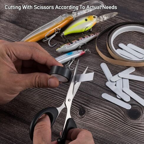 Adhesive Weights, Fishing Lure Adhesive Weight Strips Paddle, Add Weight Lead Tape Strips Rolls to Suspending Crankbaits, Adhesive Sinkers Stick Weights for Hardbait, Swimbaits, Jerkbaits in Saudi Arabia