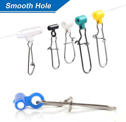 Fishing Sinker Slides High-Strength Braid Line Sinker Sliders with Duo-lock Snap Saltwater Heavy Duty Sinker Weights Connector for Catfish Striper Surf Fishing Rig in Saudi Arabia