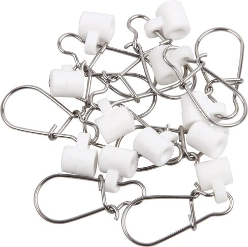 Fishing Sinker Slides High-Strength Braid Line Sinker Sliders with Duo-lock Snap Saltwater Heavy Duty Sinker Weights Connector for Catfish Striper Surf Fishing Rig in Saudi Arabia