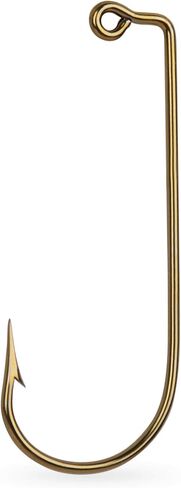 Mustad 32760 Classic Aberdeen 90-Degree Bend Extra Strong Short Shank Jig Hook (100-Pack), Bronze, Size 4 in Saudi Arabia